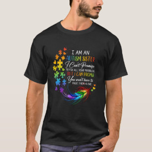 Autismus Schwester Ich verspreche Unterstützungs-P T-Shirt