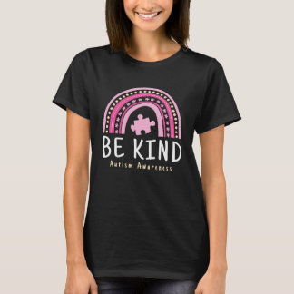 Autismus Sei Nett Pink T-Shirt