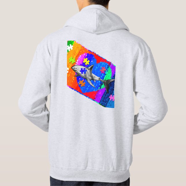 Autismus Sein/Ihr Hoodie (Rückseite)