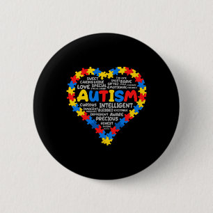Autismus Sensibilisierung Autismus Herzautismus 1 Button