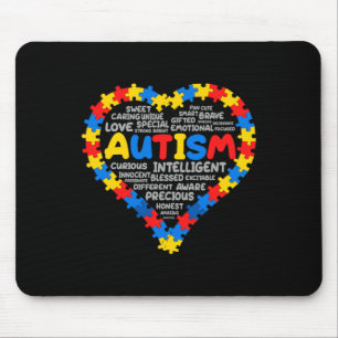 Autismus Sensibilisierung Autismus Herzautismus 1 Mousepad