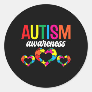 Autismus Sensibilisierung Autist Autists Autistisc Runder Aufkleber