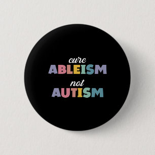 Autismus Sensibilisierung für Autismus Unterstützu Button