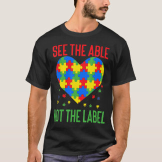 Autismus Sensibilisierung Mama Vater Autistische K T-Shirt