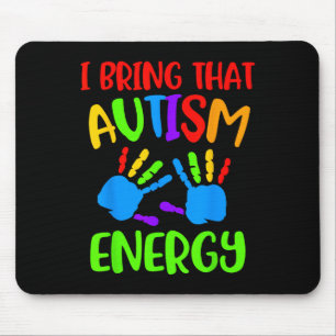 Autismus-Shirt Autismus-Energie-Spektrum-Asd-Bewus Mousepad