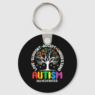 Autismus Shirt Liebe Akzeptanz Unterstützung Autis Schlüsselanhänger