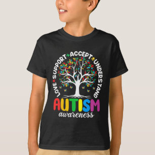 Autismus-Shirt Liebe Akzeptanz Unterstützung Autis T-Shirt