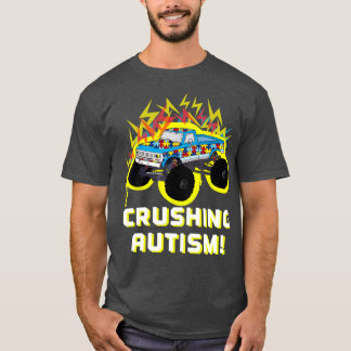 Autismus Shirt Monster Truck Boys Autismus Aw