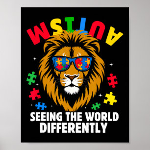 Autismus sieht die Welt anders als die Erkenntnis Poster