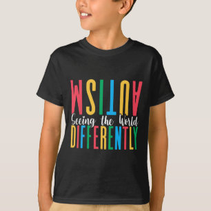 Autismus sieht die Welt anders Autismus Awarene T-Shirt