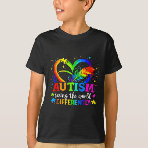 Autismus sieht die Welt anders Autismus T-Shirt