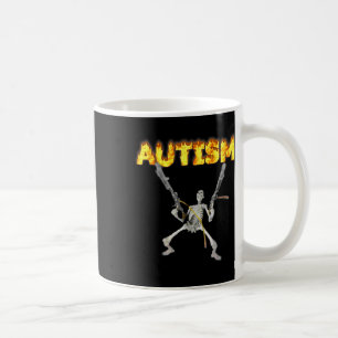 Autismus Skeleton Funny Odselig spezifische Maßnah Kaffeetasse