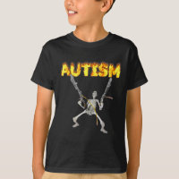 Autismus Skeleton Funny Odselig spezifische Maßnah