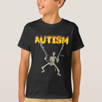 Autismus Skeleton Funny Odselig spezifische Maßnah