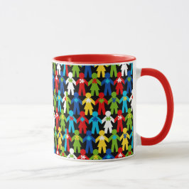 Autismus Spectrum Awareness Puzzle Kaffee Cup Tass Tasse