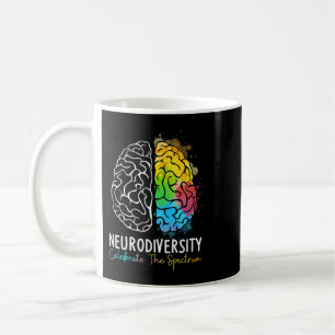 Autismus-Spektrum ASD ADHD Rainbow Br Kaffeetasse