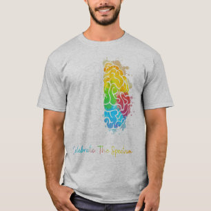Autismus-Spektrum ASD ADHD Rainbow Br T-Shirt