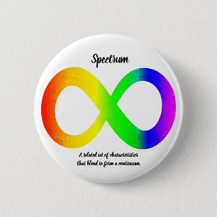 Autismus-Spektrum-Button Button