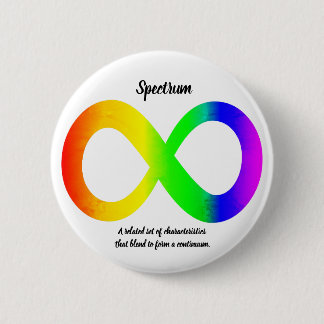 Autismus-Spektrum-Button Button