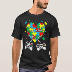 Autismus Spiel Autismus-Bewusstseinsmonat Tag Männ T-Shirt
