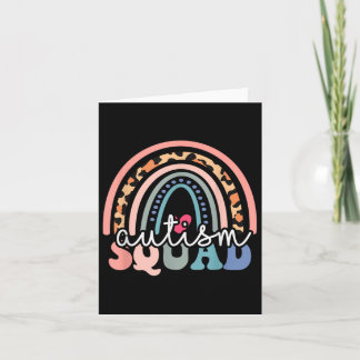 Autismus Squad Shirt Autismus Sensibilisierung T-S Karte