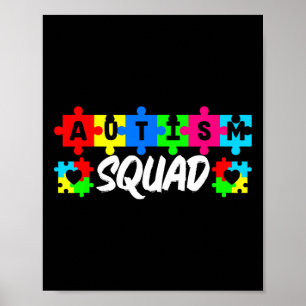 Autismus Squad Unterstützung Inklusion Advocacy Aw Poster