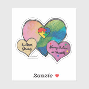 Autismus stark aufkleber