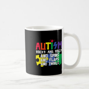 Autismus Steine Rollen Spinnen und Spulen Kaffeetasse