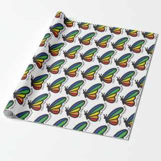 Autismus-Stolz Bunter Schmetterling Anders Nicht W Geschenkpapier
