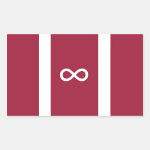 Autismus-Stolz-Flagge Rechteckiger Aufkleber