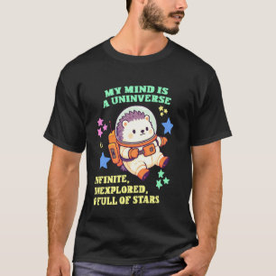 Autismus-Stolz Igel Astronaut- Chibi Igel 1 T-Shirt
