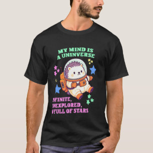 Autismus-Stolz Igel Astronaut- Chibi Igel T-Shirt