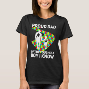 Autismus stolz Vater des härtesten Jungen, den ich T-Shirt