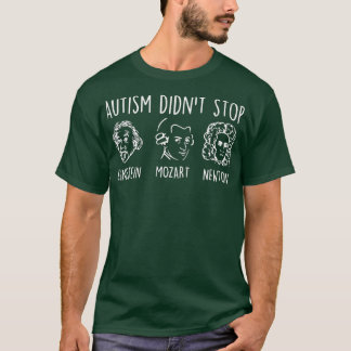 Autismus stoppte das berühmte Bewusstsein der Mens T-Shirt