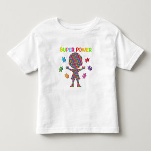 Autismus, Super-Power Kleinkind T-shirt