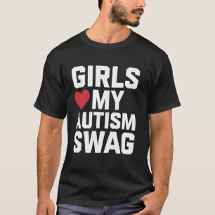 Autismus Swag Mädchen lieben meinen Autismusanerke T-Shirt