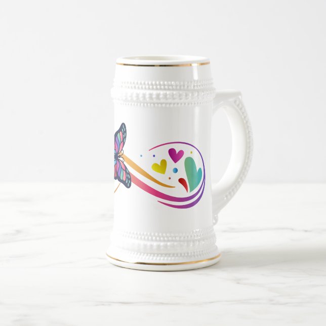 Autismus Symbol Gift Tasse (VorderseiteRechts)