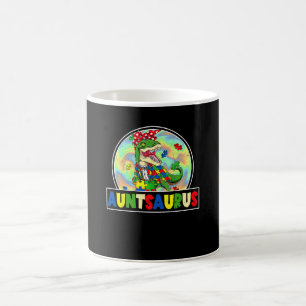 Autismus-Tante Saurus Auntsaurus Rex Dinosaurier-F Kaffeetasse