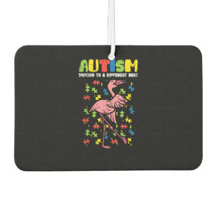 Autismus tanzen Anderer Beat Flamingo Niedlich Autolufterfrischer