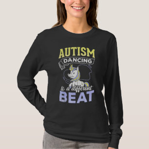 Autismus tanzt zu einem anderen Beat Dancing Unico T-Shirt