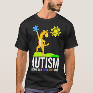 Autismus tanzt zu einer anderen Beat Fun Awareness T-Shirt