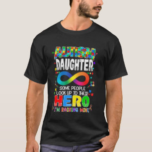 Autismus-Tochter-Erziehung-Held-Groovy-Mutter-Auti T-Shirt