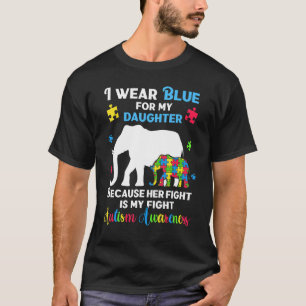 Autismus Tochter Mama Papa, Lustiges Puzzle Autist T-Shirt