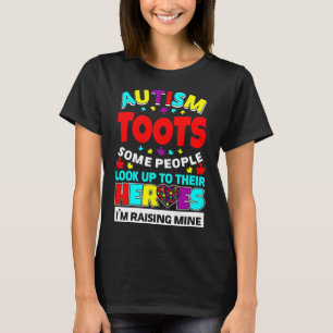 Autismus Toots Leute schauen ihre Helden auf, die T-Shirt