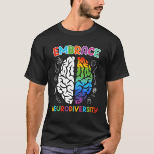Autismus Umarme Neurodiversität Autisten-Bewusstse T-Shirt