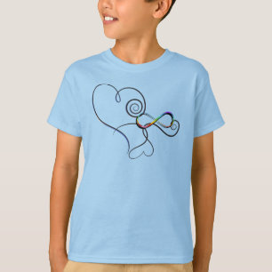 Autismus Unendlichkeit Herz T-Shirt