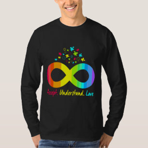 Autismus Unendlichkeit Puzzle Symbol Autismus Akze T-Shirt