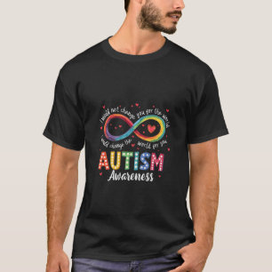 Autismus Unendlichkeit Symbol Autismus Aufklärung T-Shirt