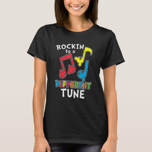 Autismus Unendlichkeit Symbol Rockin einen anderen T-Shirt
