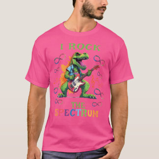 Autismus Unendlichkeit Trex I Rock the Spectrum T-Shirt